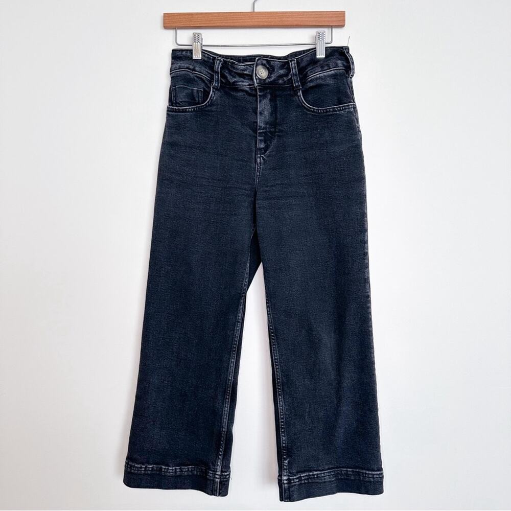Anthropologie Pilcro Wide Leg Crop Jeans